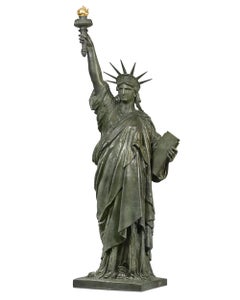 Liberty Enlightening the World von Bartholdi, Neunzehn Fuß hoch