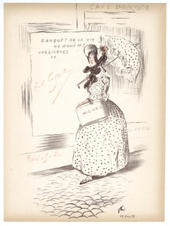 (d'après) Frédéric-Auguste Cazals - affiche lithographique