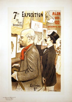 Original Maitre de L'Affiche - PL 15 by Frederic-Auguste Cazals c1895