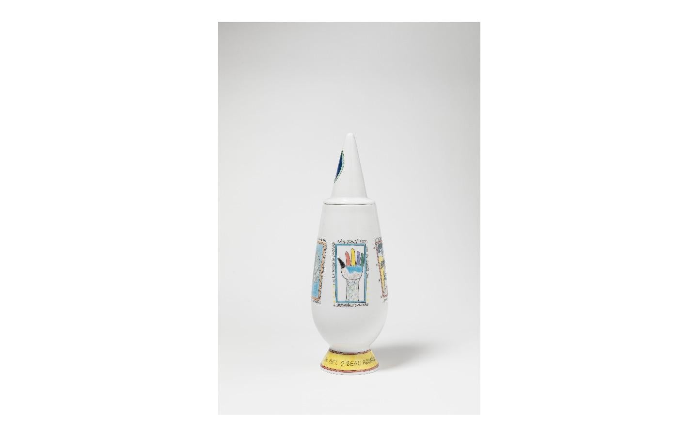 Modern Frédéric Bruly Bouabré, Vase 11 of One Hundred Authors by A. Mendini for Alessi