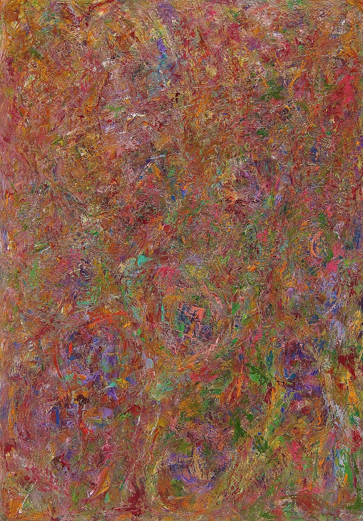 Frédéric Choisel Abstract Painting - Akua No 1 / oil on linen