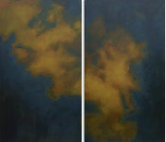 Ciel de Nuit  (Night Sky) / diptych 80 x 92 inches / 6.5 x 7.6 feet