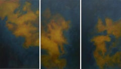 Nuit von Ciel de Nuit  (Night Sky) / Triptychon 80 x 138 Zoll / 6,5 x 11,5 Fuß