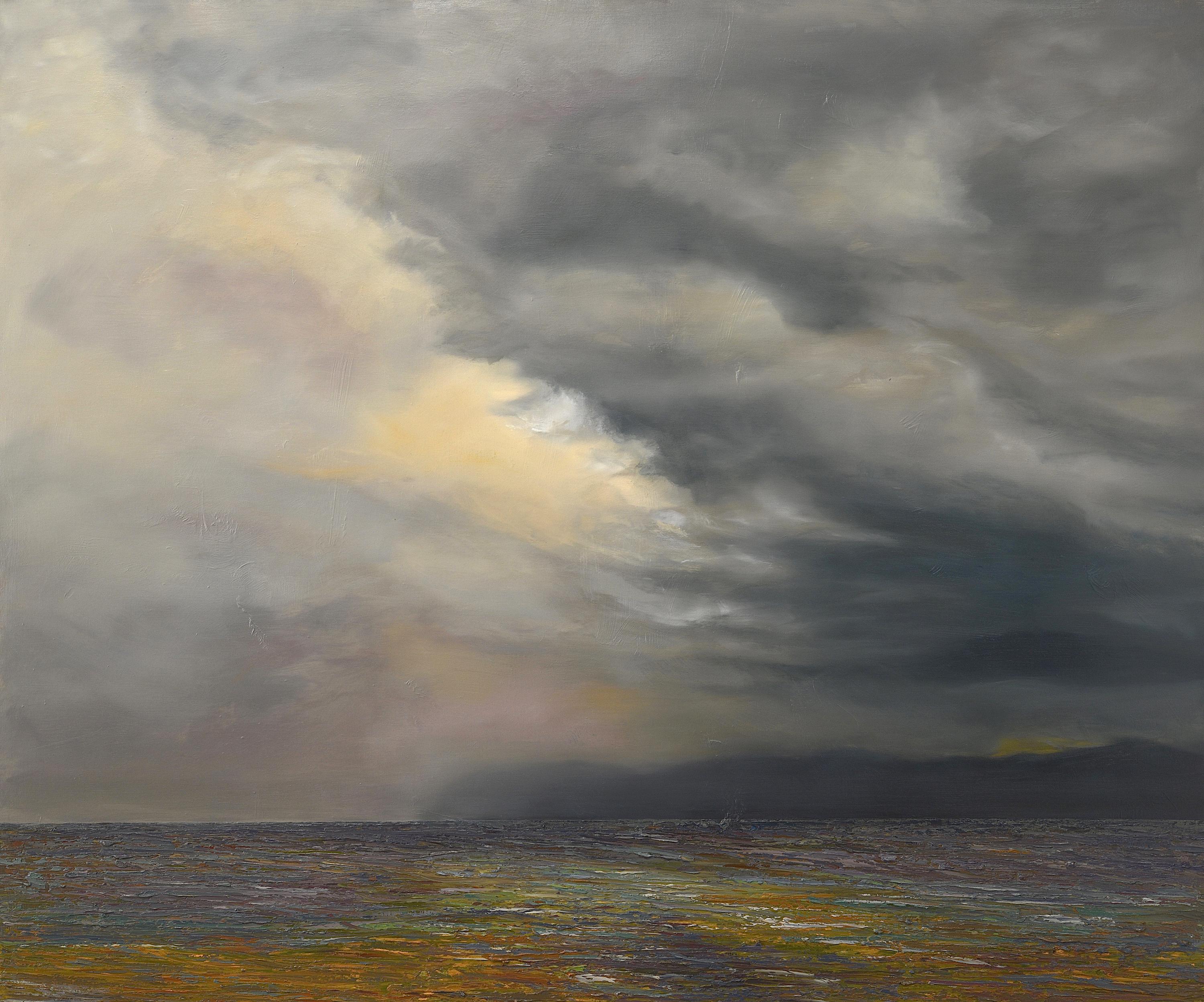 Frédéric Choisel Landscape Painting - Del Golfo, oil on linen