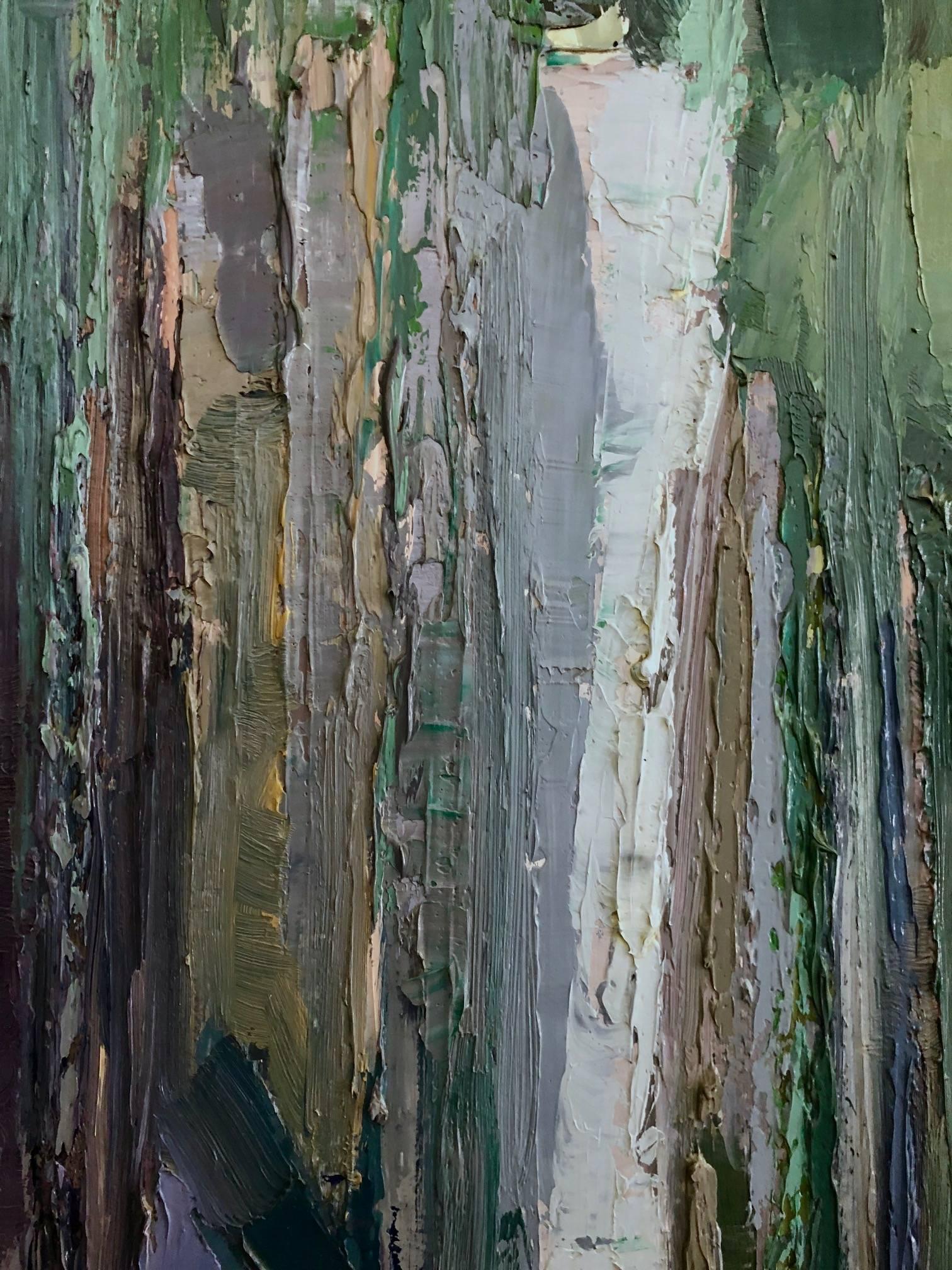 Passage No 2 / oil on canvas - Painting by Frédéric Choisel