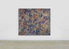 Proffering Their Perfume / oil and gold leaf on linen