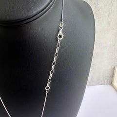 Collier Frederic Duclos en argent sterling avec accentuation en or - réglable 18-20".
