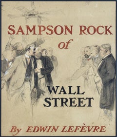 "Sampson Rock of Wall Street" Portada original para The Saturday Evening Post