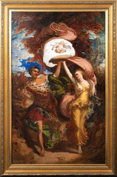 Bacchus, Aphrodite & The Infant Priapus, 19th Century