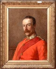 PORTRAIT Of CAPTAIN WILLIAM ALFRED CRAGG OF THE LINCOLNSHIRE YEOMANRY 