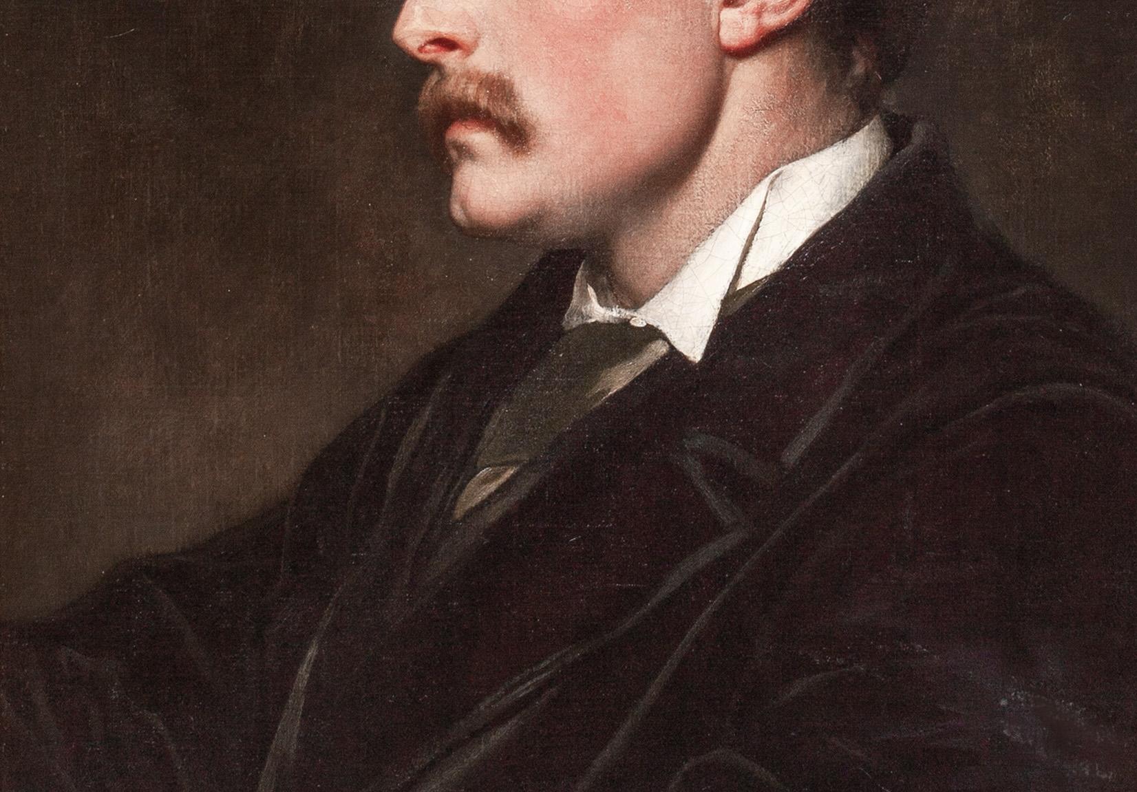 Portrait Of Henry Evans Gordon (1842-1909)

by Frederic, Lord Leighton, PRA (British, 1830-1896)

Large 19th century portrait of Henry Gordon Evans, oil on canvas by Frederick, Lord Leighton. Excellent quality and condition rare original work by the