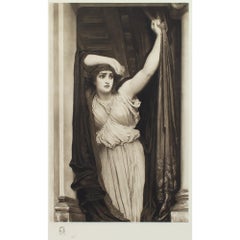 Frederic Lord Leighton (After), The Last Watch Of Hero, Gravure