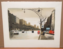 Litografia sobre papel - Reflejos urbanos - Tiraje: 1/250
