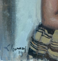 Pensive Woman oil on canvas painting european art