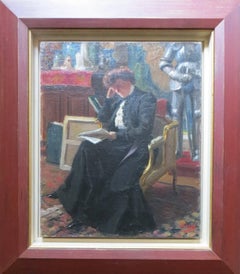 woman reads