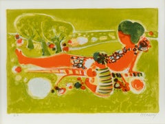 Detente, Surrealist Lithograph by Frederic Menguy