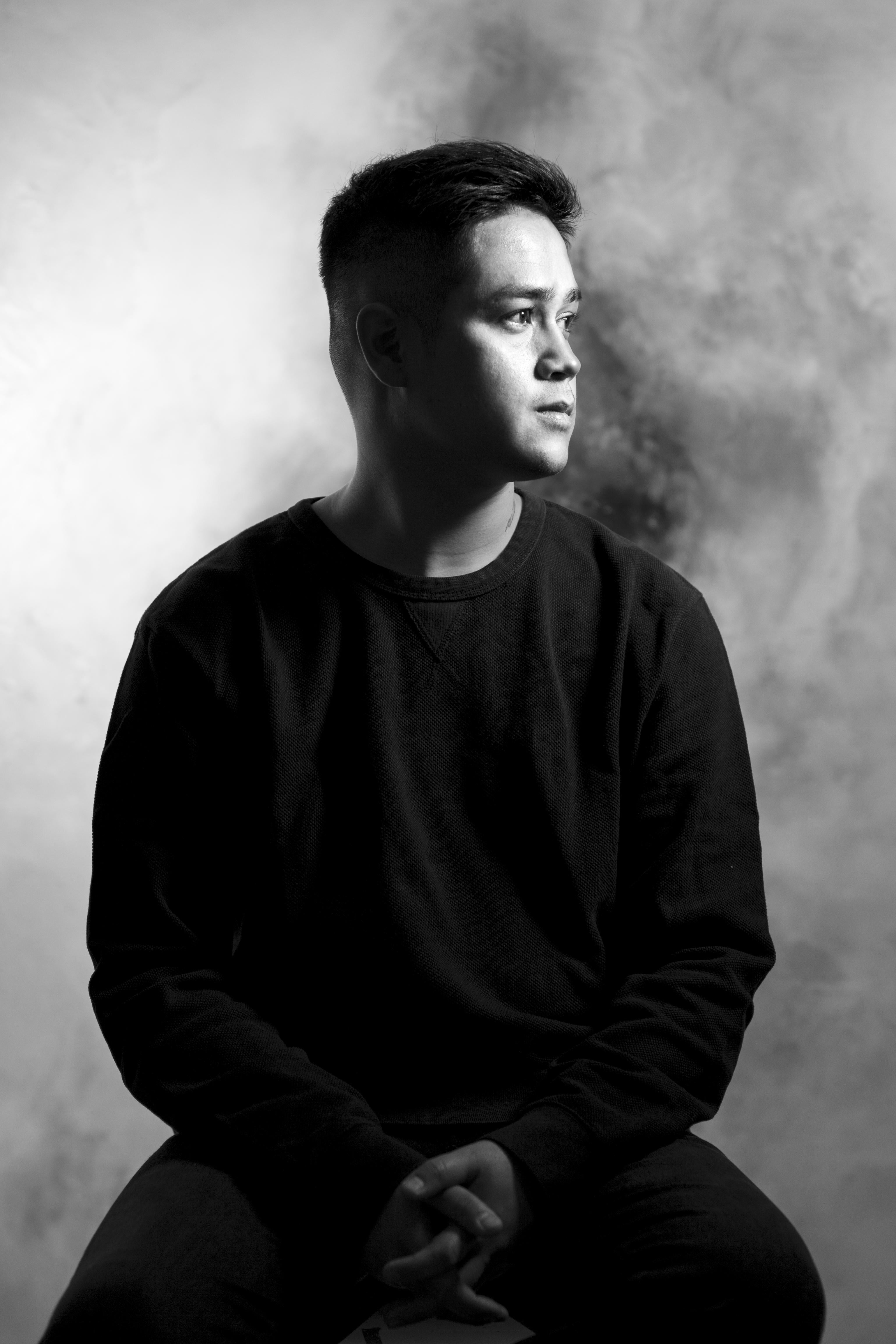 Blooming Dew III - blossom, abstract, contemporary art, 21st, rosé, flowers - Beige Abstract Painting by Frederic Paul