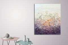 Bulaklak - Abstract Flowers, Oil, Acrylics, Ricepaper on stretched canvas