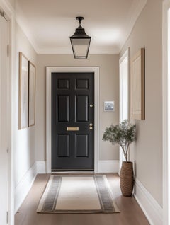 River Stones - Originale opera d'arte astratta a tecnica mista in tonalità grigia con cornice