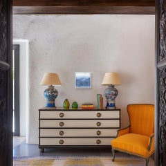 Steel Blue - Original Cool Tone Textured Abstract Mixed Media Artwork Framed