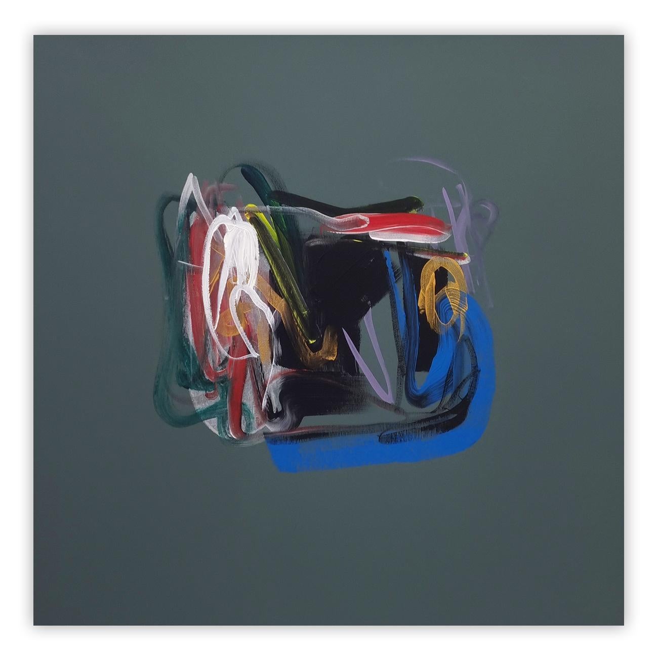 Abstract Painting di Frédéric Prat - Gris (Pittura astratta)