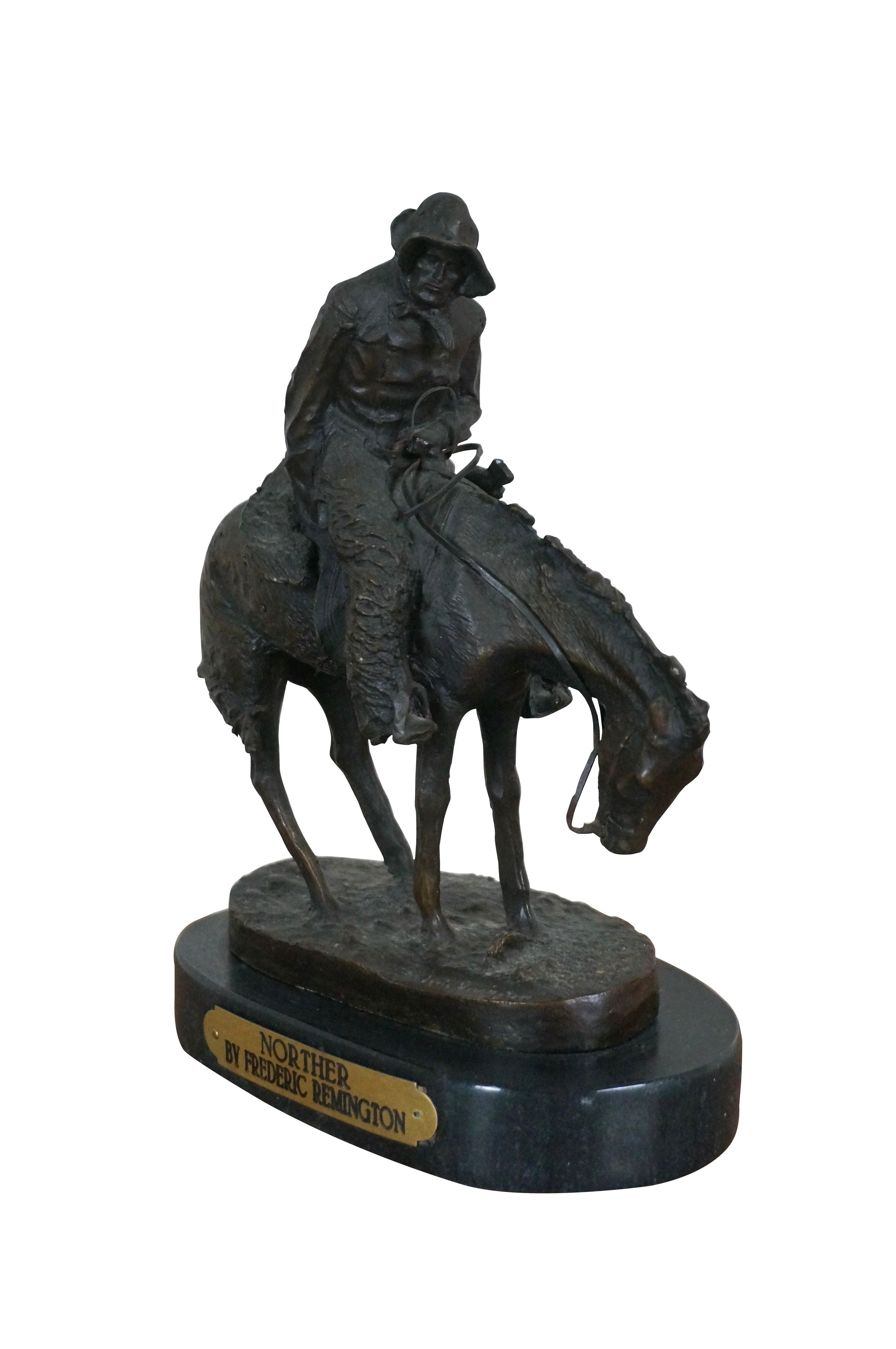 20th century bronze equestrian sculpture / figurine after 