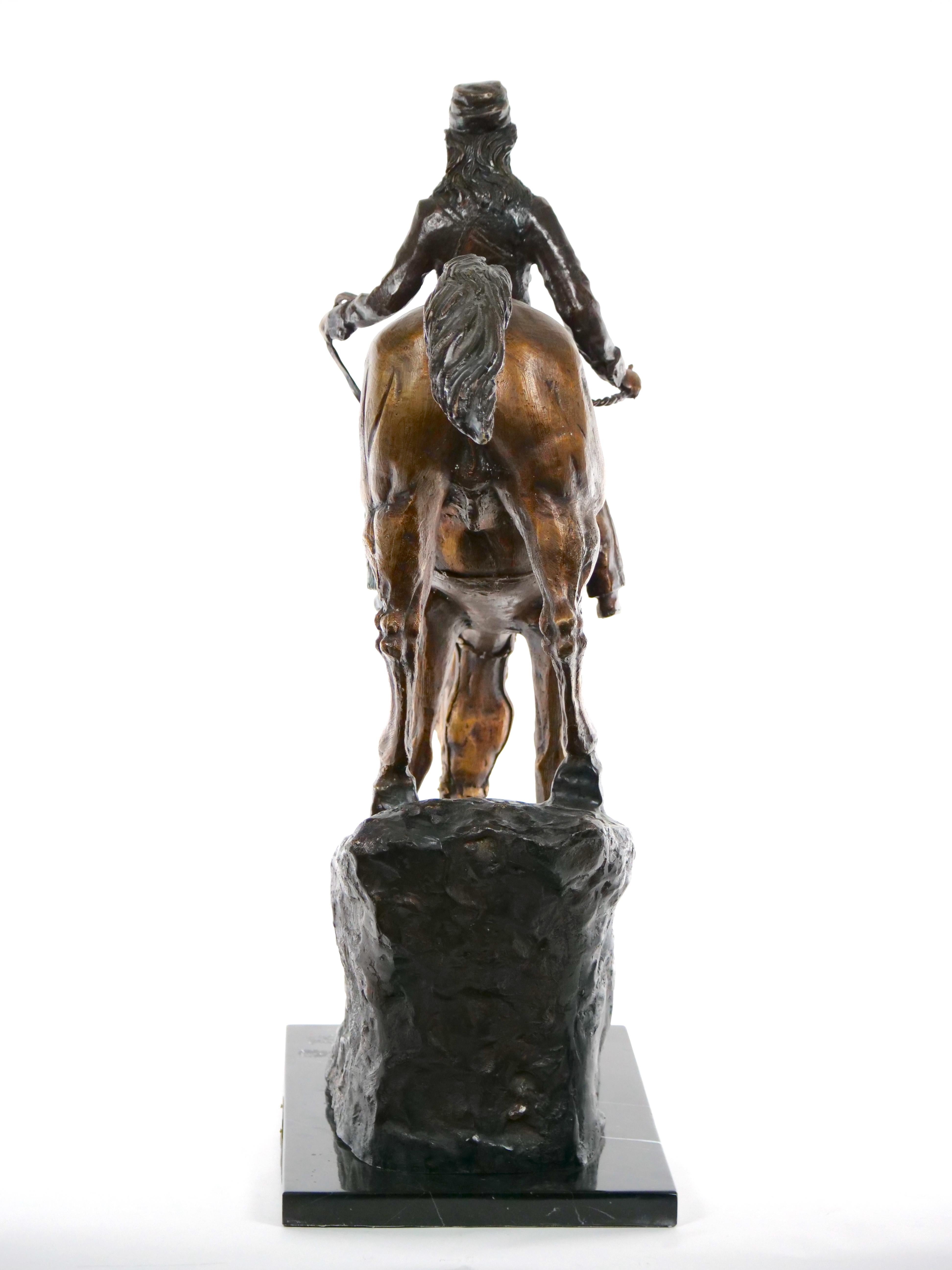 Frederic Remington Bronze Sculpture Statue Mountain Man 5