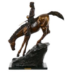 Frederic Remington Escultura de Bronce Estatua Hombre de la Montaña