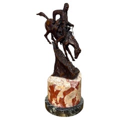 Frederic Remington Bronze Sculpture – “The Mountain Man”, 20th Century