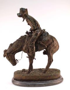 Frederic Remington "Norther" Bronze Sculpture