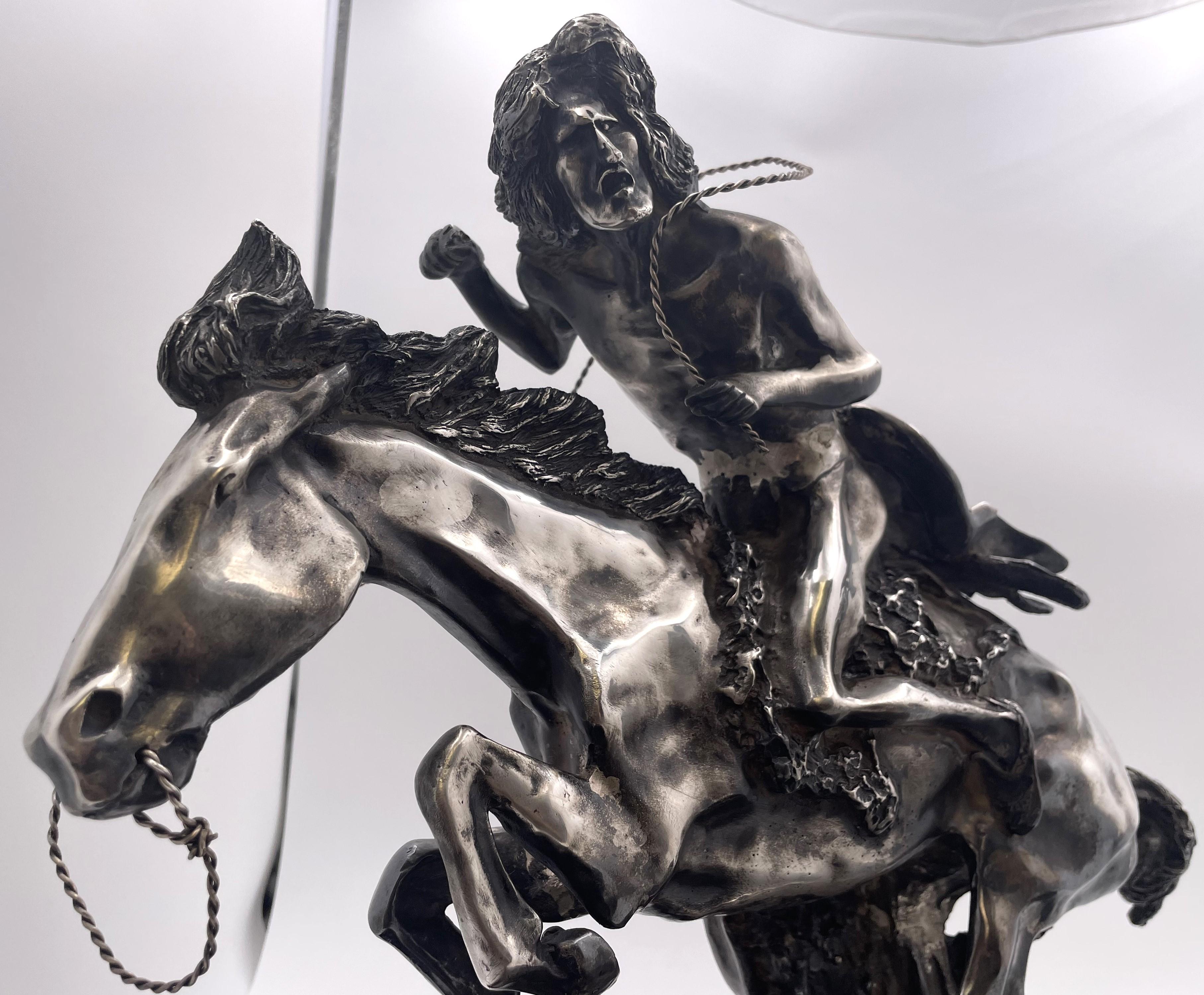 Frederic Remington Rare Sterling Silver 