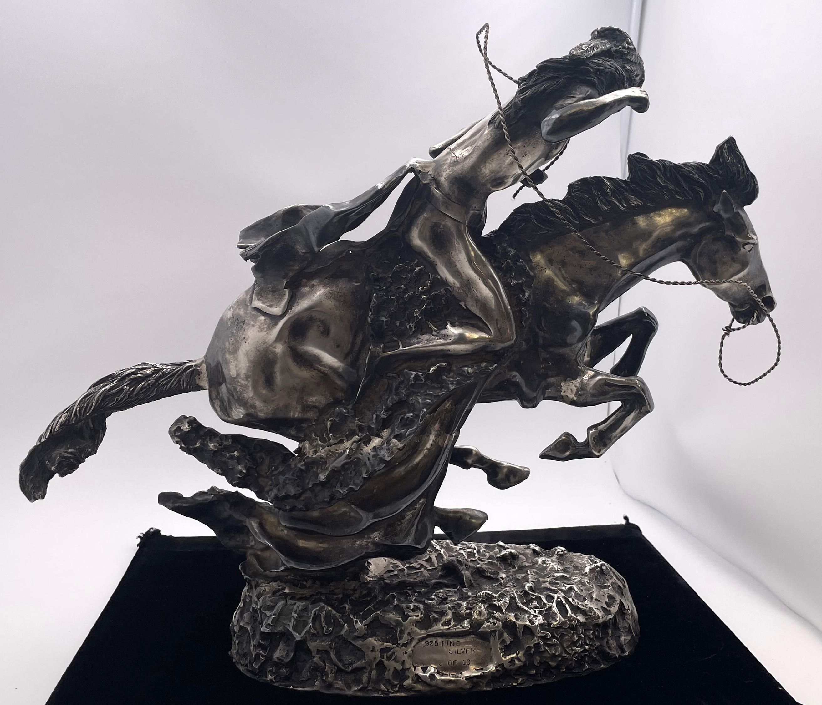 Exceptional sterling silver sculpture 