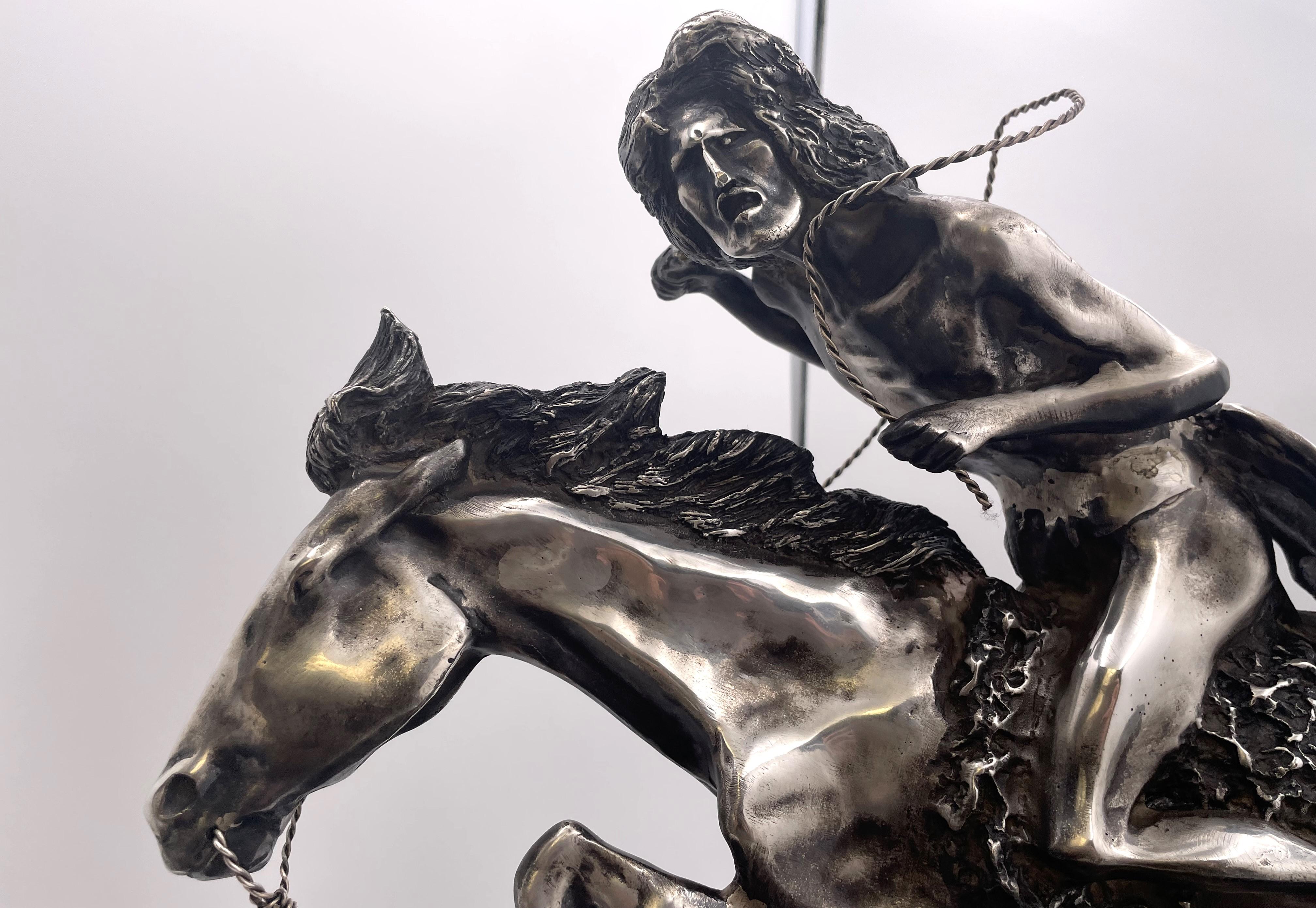 Frederic Remington Rare Sterling Silver 