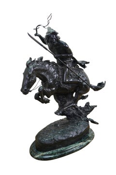 Frederic Remington Roman Bronze Works The Cheyenne Statue Sculpture 24"
