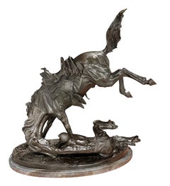 Frederic Remington "the Wicked Pony" Bronze Sculpture