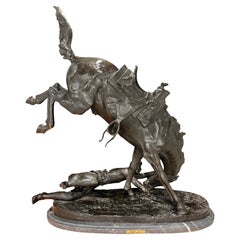 Frederic Remington "the Wicked Pony" Bronze Sculpture