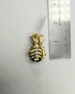 Frederic Sage 70.21 Carat Cacholong & Diamond Pin and Pendant