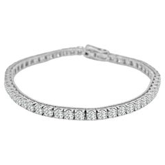 Frederic Sage Bracelet tennis entièrement en diamants blancs, 6,50 carats