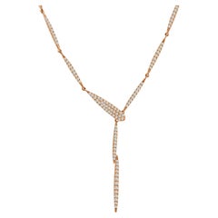 \Diamond Aurora Lariat Necklace
