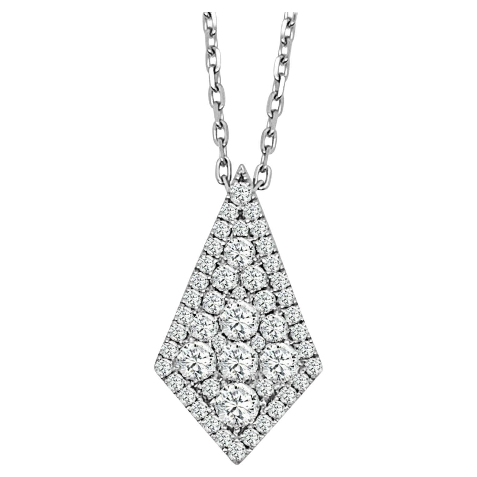 Frederic Sage Grand Kite Shaped Firenze II Diamond Pendant