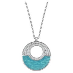 Medium Marbella Diamant- und Topas-Anhänger von Frederic Sage
