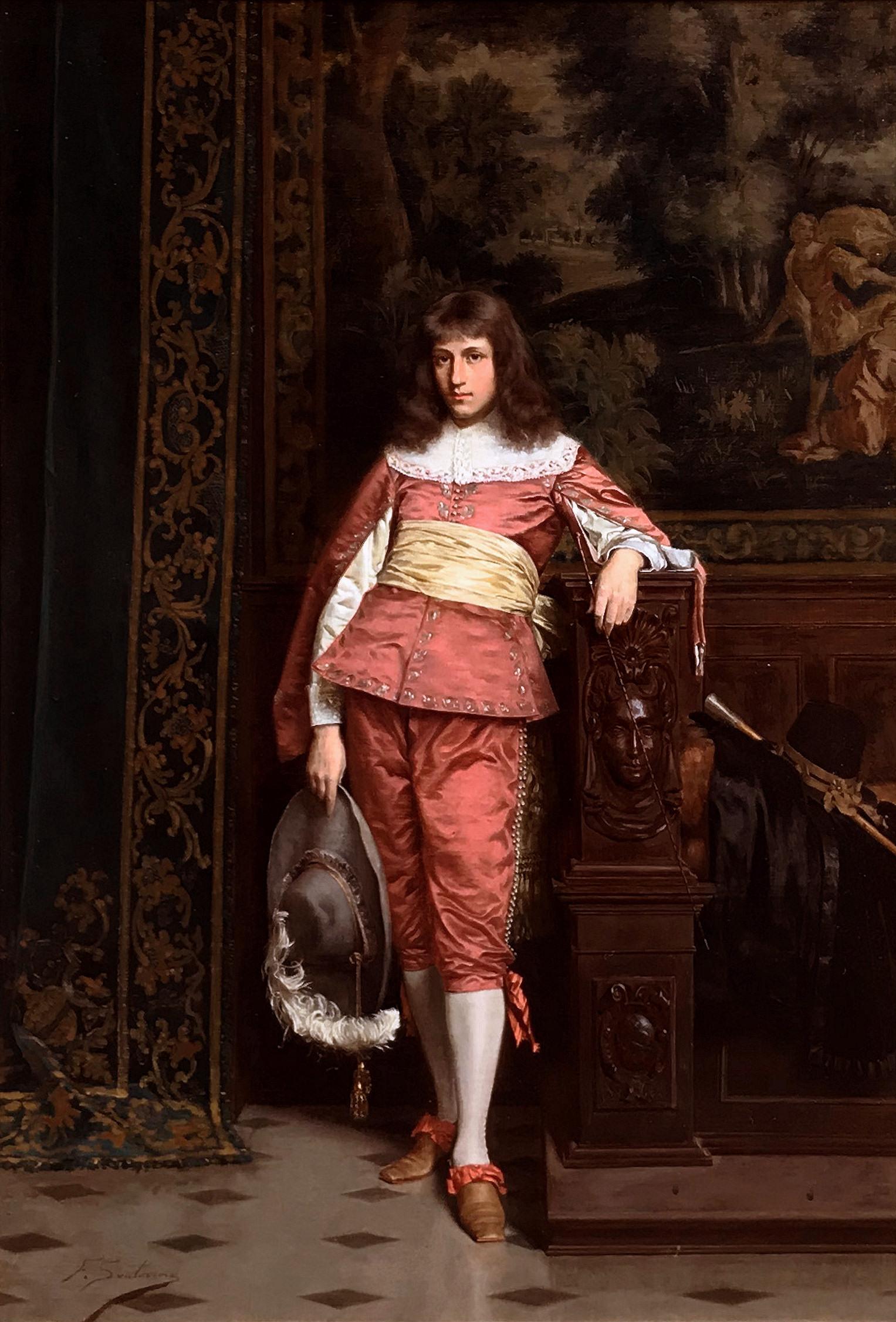 The Handsome Nobleman - Painting by Frédéric Soulacroix