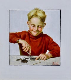 Boy Repairing Watch, Collier’s Cover