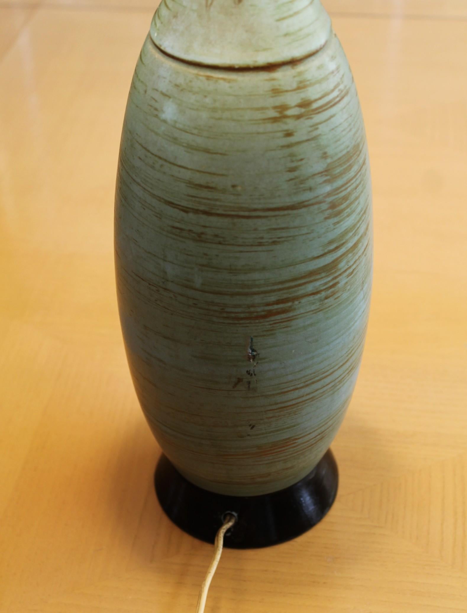 Lampada da tavolo d'arte astratta Frederic Weinberg Modern Mid Century Modern mcm 1950s Aqua In condizioni buone in vendita a Peoria, AZ