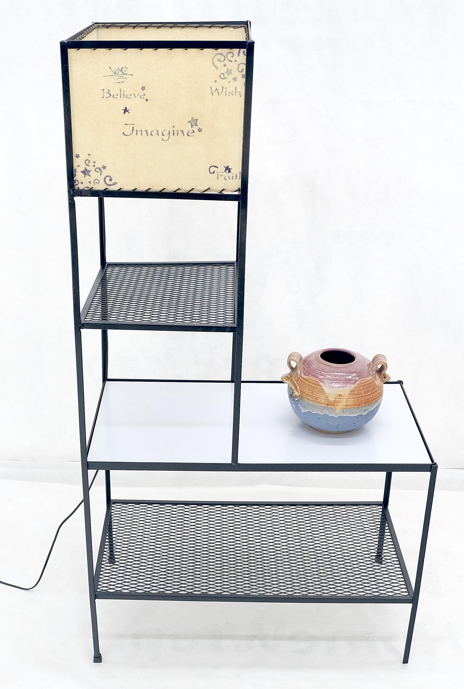 Frederic Weinberg Mid Century Modern Etagere Shelving Unit Floor Lamp MINT! For Sale 5