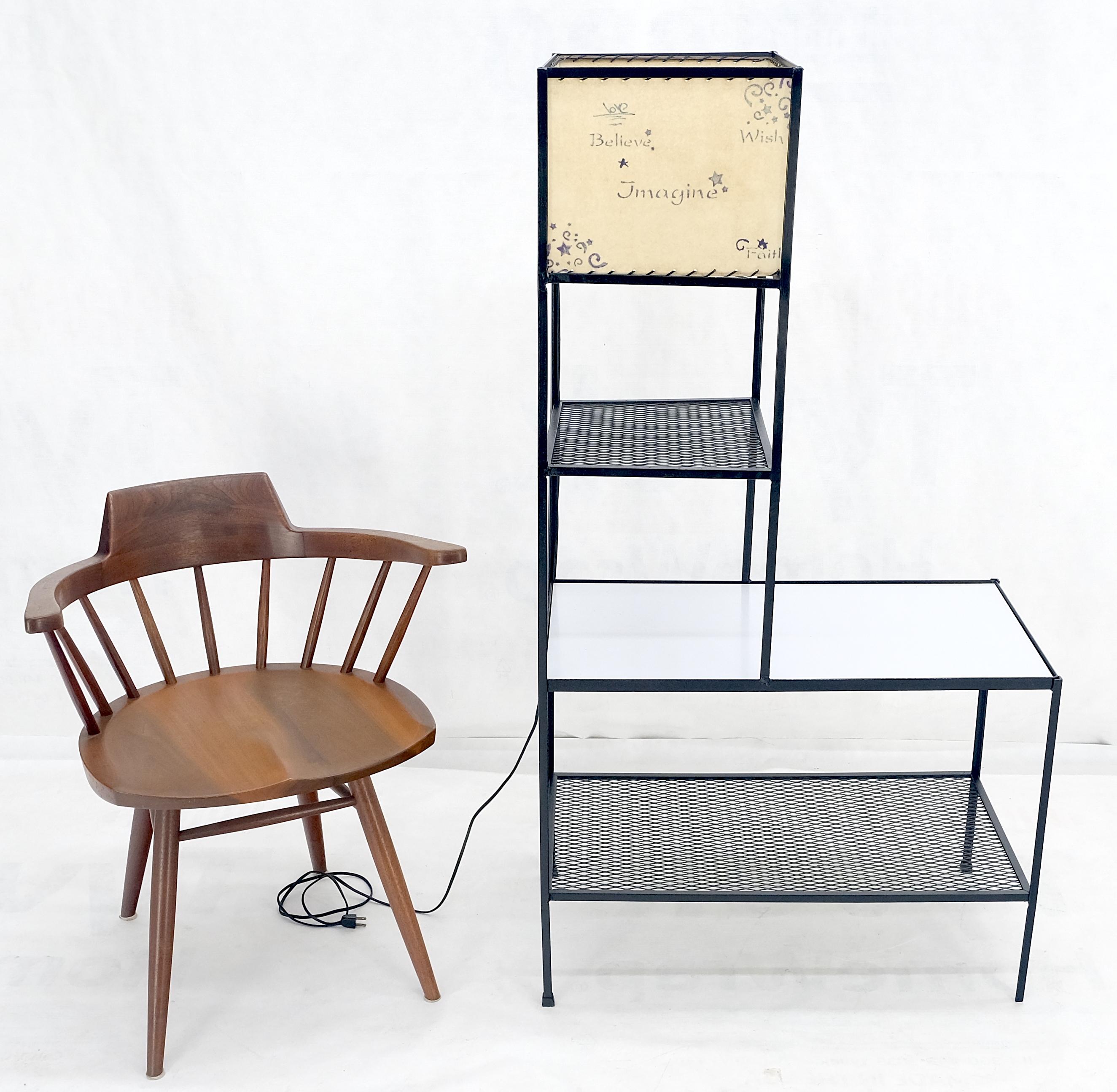 Frederic Weinberg Mid Century Modern Etagere Shelving Unit Floor Lamp MINT! For Sale 6