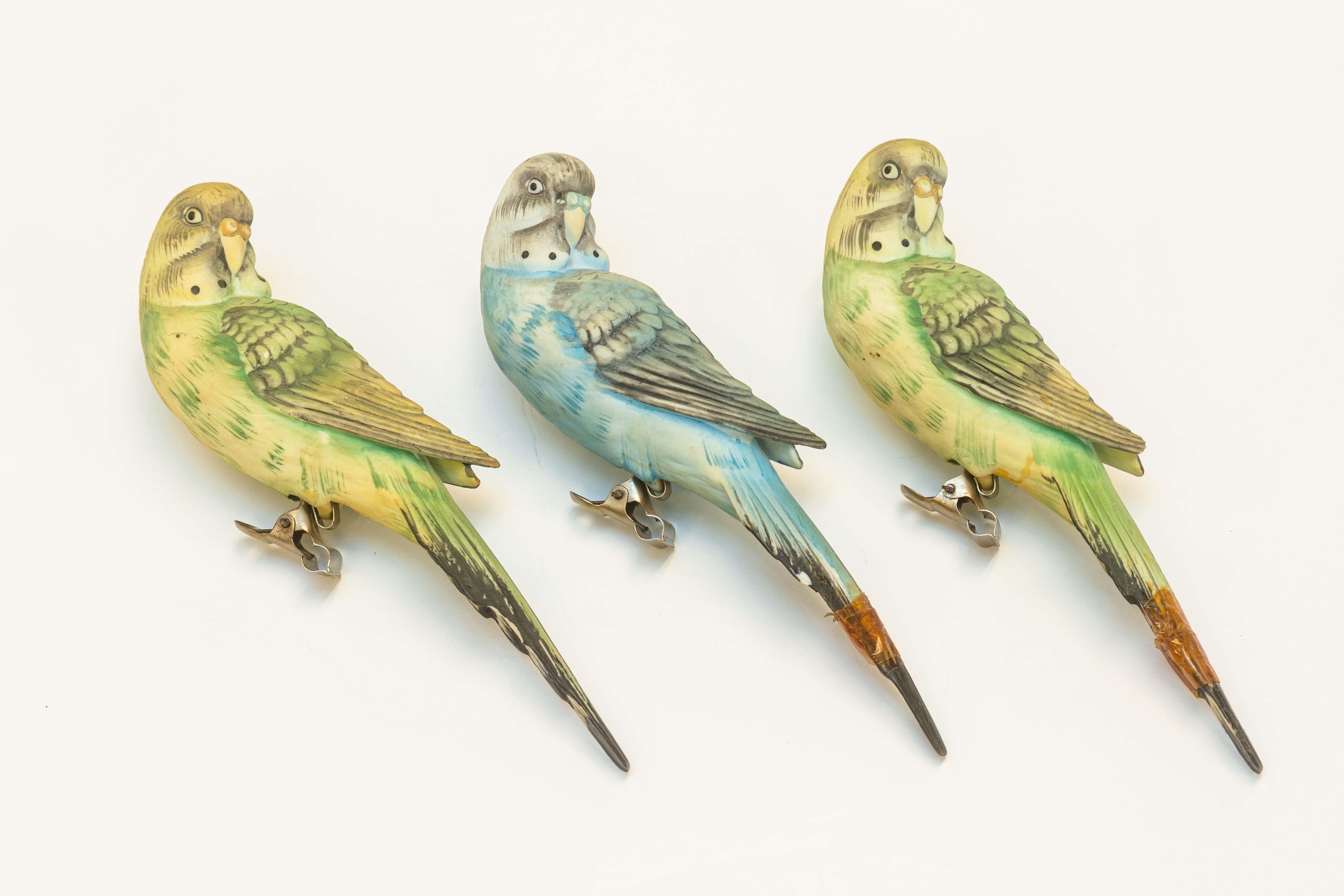 Frederic Weinberg - Escultura modernista de jaula de pájaros a tamaño natural con pájaros de cerámica en venta 2