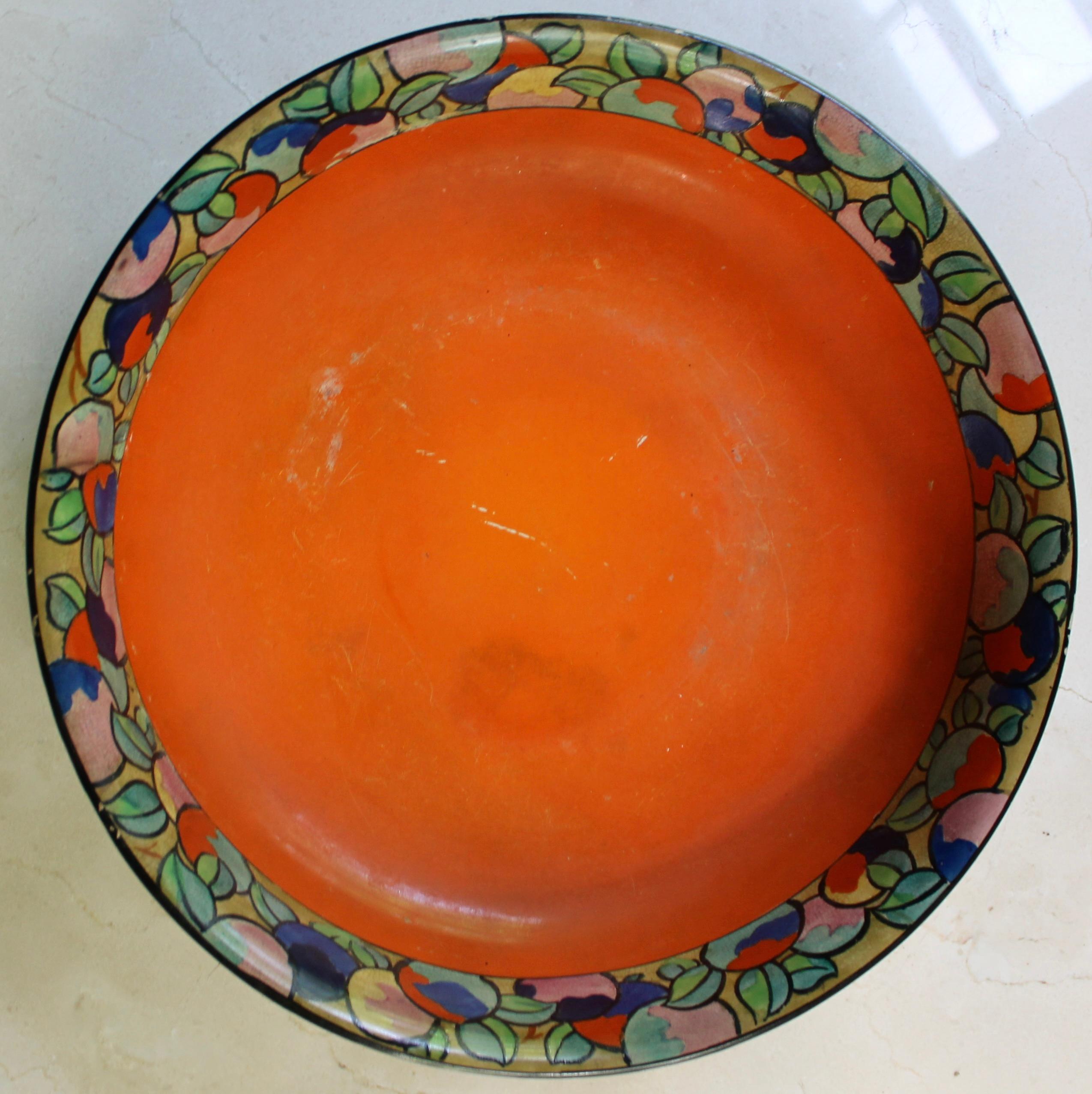 Frederich Hurten Rhead 'Tubelined' Töpferei Bursley Ware, Art Deco Handbemalt B (Art déco) im Angebot