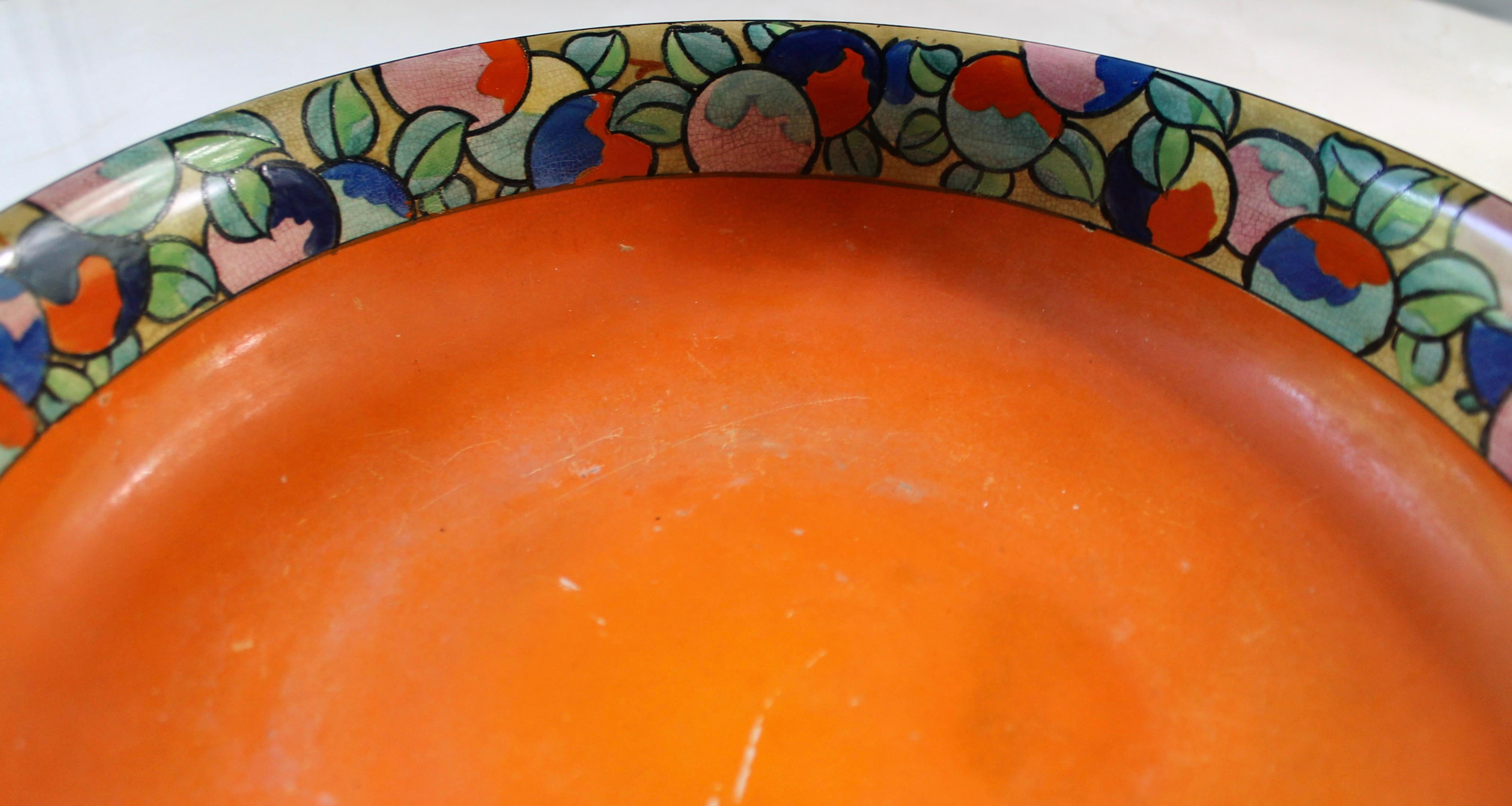 Frederich Hurten Rhead 'Tubelined' Töpferei Bursley Ware, Art Deco Handbemalt B (Englisch) im Angebot