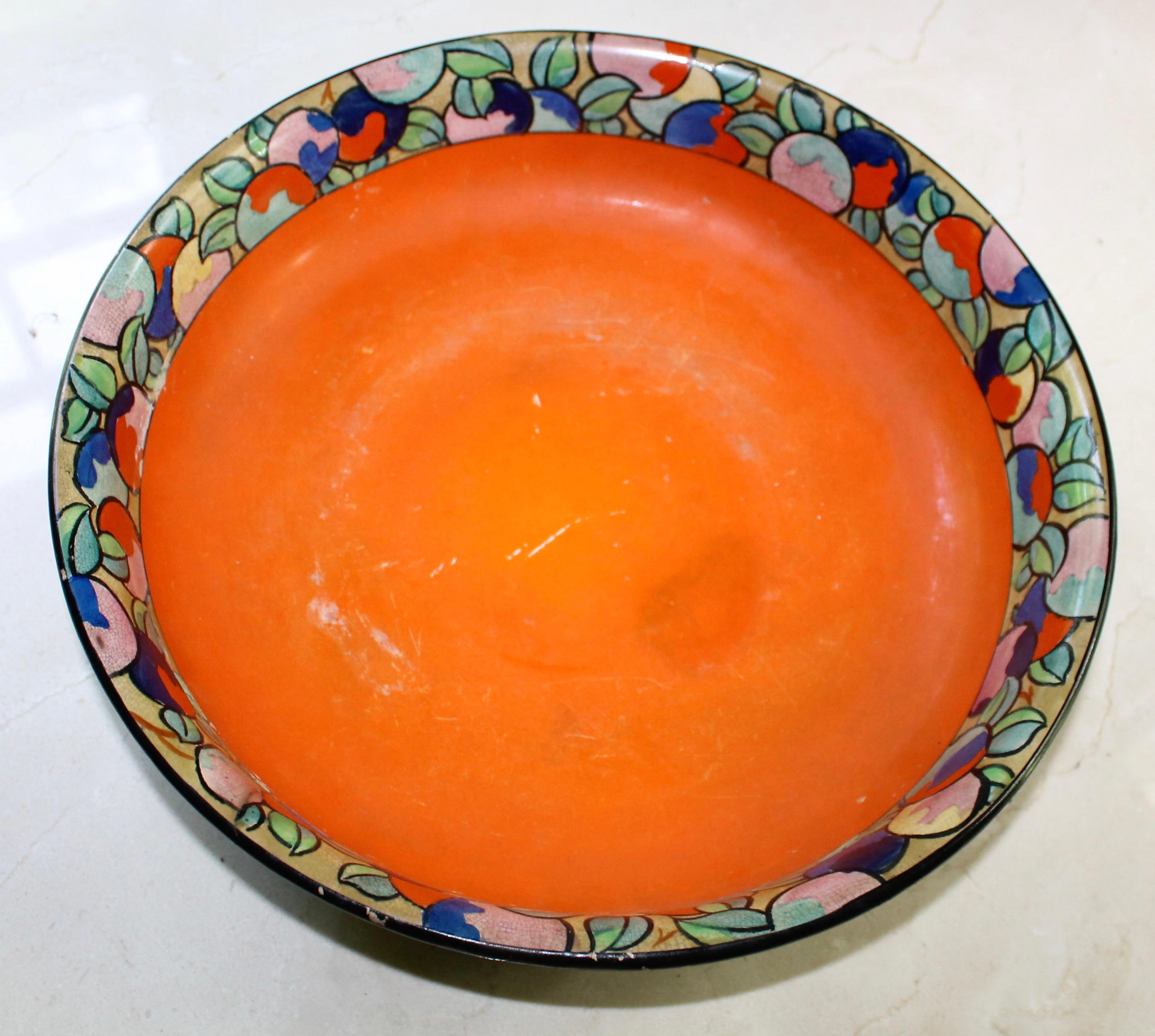 Frederich Hurten Rhead 'Tubelined' Töpferei Bursley Ware, Art Deco Handbemalt B im Zustand „Gut“ im Angebot in Sharon, CT